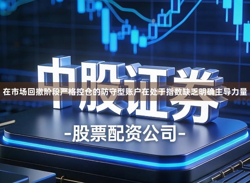 在市场回撤阶段严格控仓的防守型账户在处于指数缺乏明确主导力量